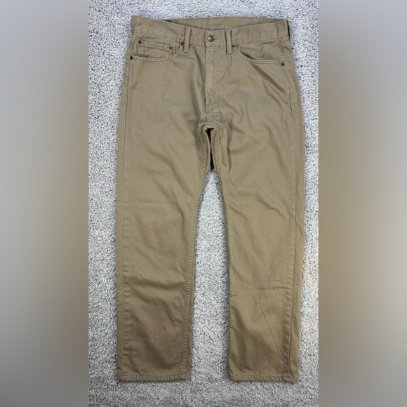 Levi's Jeans Mens 36 x 32 505 Khaki Straight Classic Casual Travel Ceremony - Picture 1 of 4